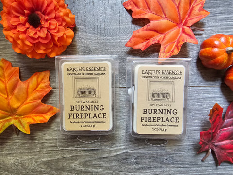 Burning Fireplace 2 oz Soy Wax Melt