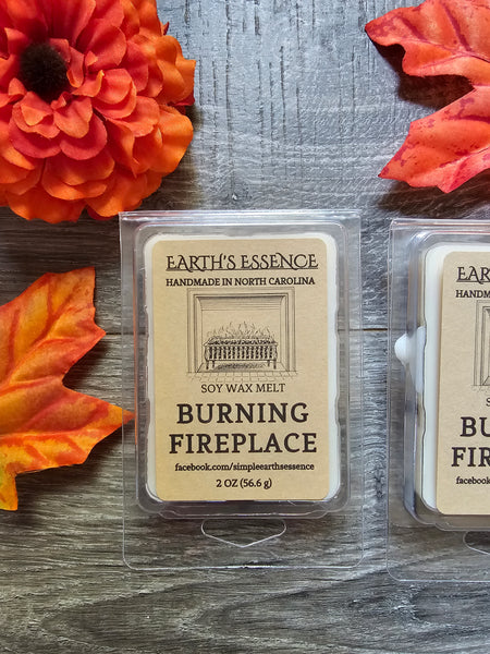 Burning Fireplace 2 oz Soy Wax Melt