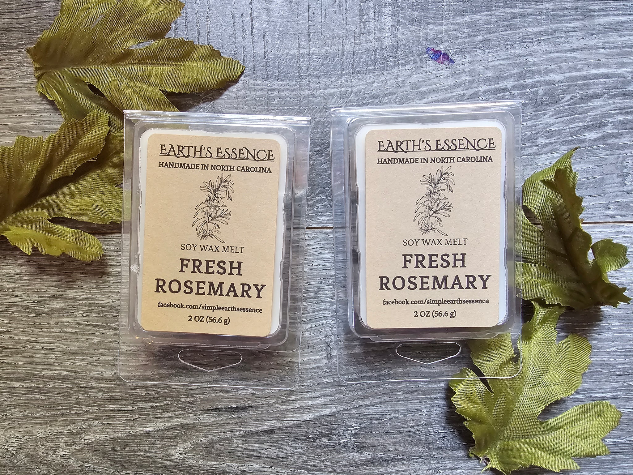 Fresh Rosemary 2 oz Soy Wax Melt