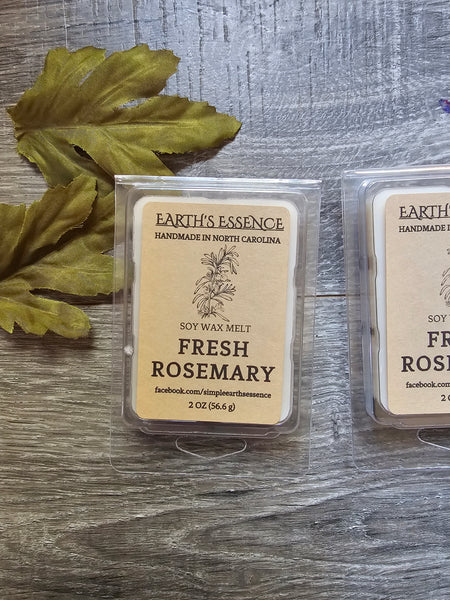 Fresh Rosemary 2 oz Soy Wax Melt