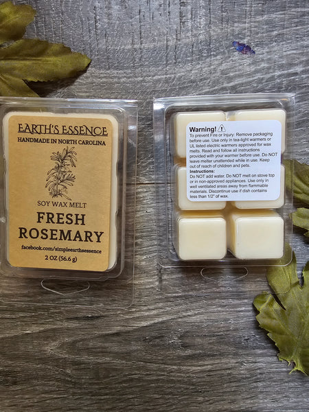 Fresh Rosemary 2 oz Soy Wax Melt