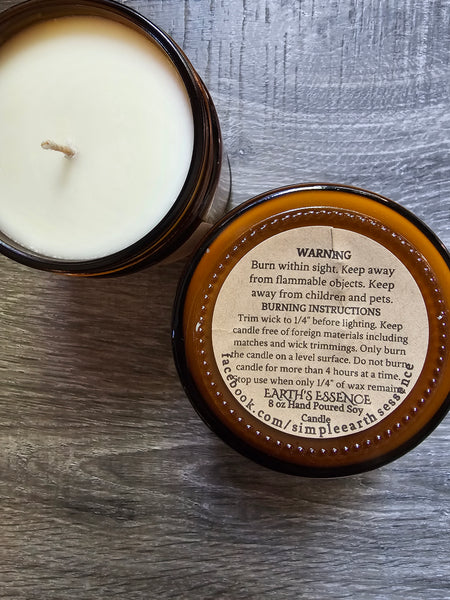 Midnight 8 oz Soy Candle