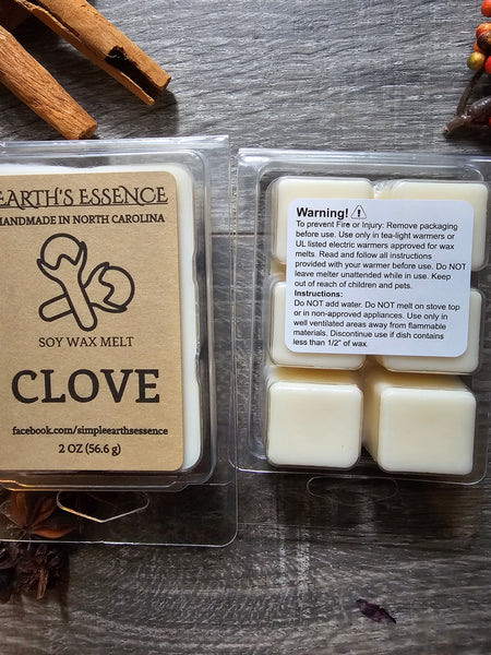 Clove 2 oz Soy Wax Melt