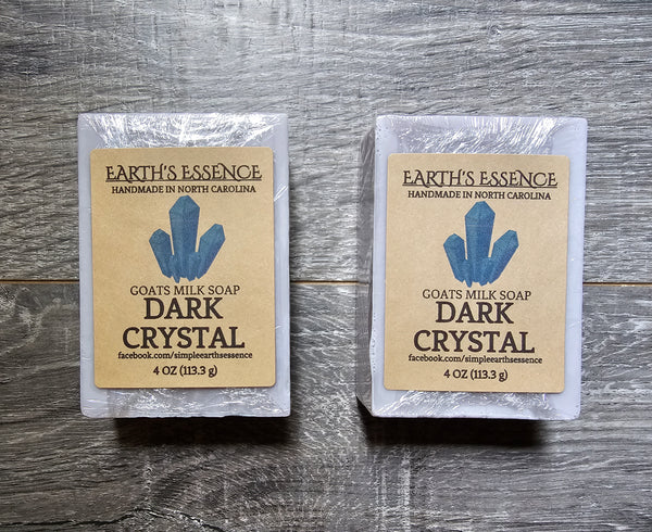Dark Crystal 4 oz Goats Milk Soap