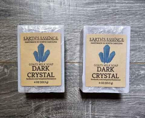 Dark Crystal 4 oz Goats Milk Soap