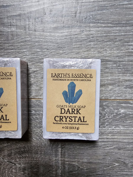 Dark Crystal 4 oz Goats Milk Soap
