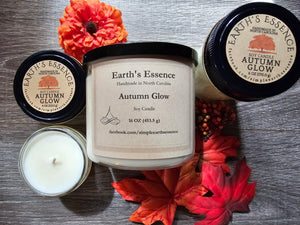 Autumn Glow Mason Jar Candles, Choose a Size
