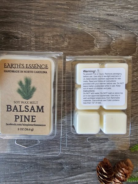 Balsam Pine 2 oz Soy Wax Melt