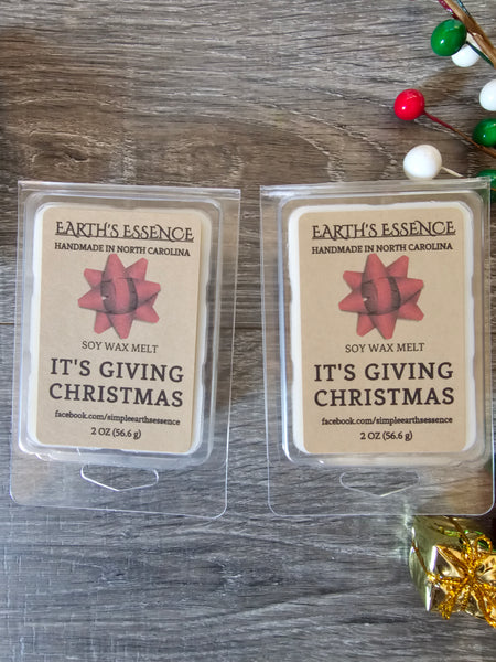 It's Giving Christmas 2 oz Soy Wax Melt
