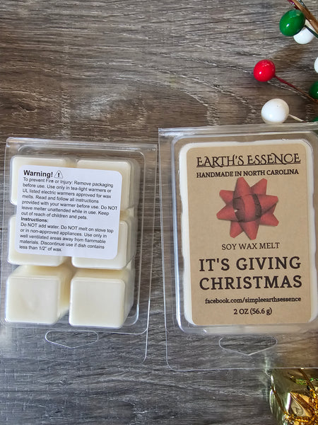 It's Giving Christmas 2 oz Soy Wax Melt