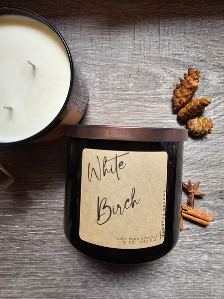 White Birch 16 oz Soy Candle