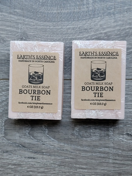 Bourbon Tie 4 oz Goats Milk Soap
