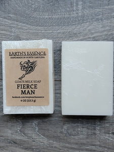 Fierce Man 4 oz Goats Milk Soap