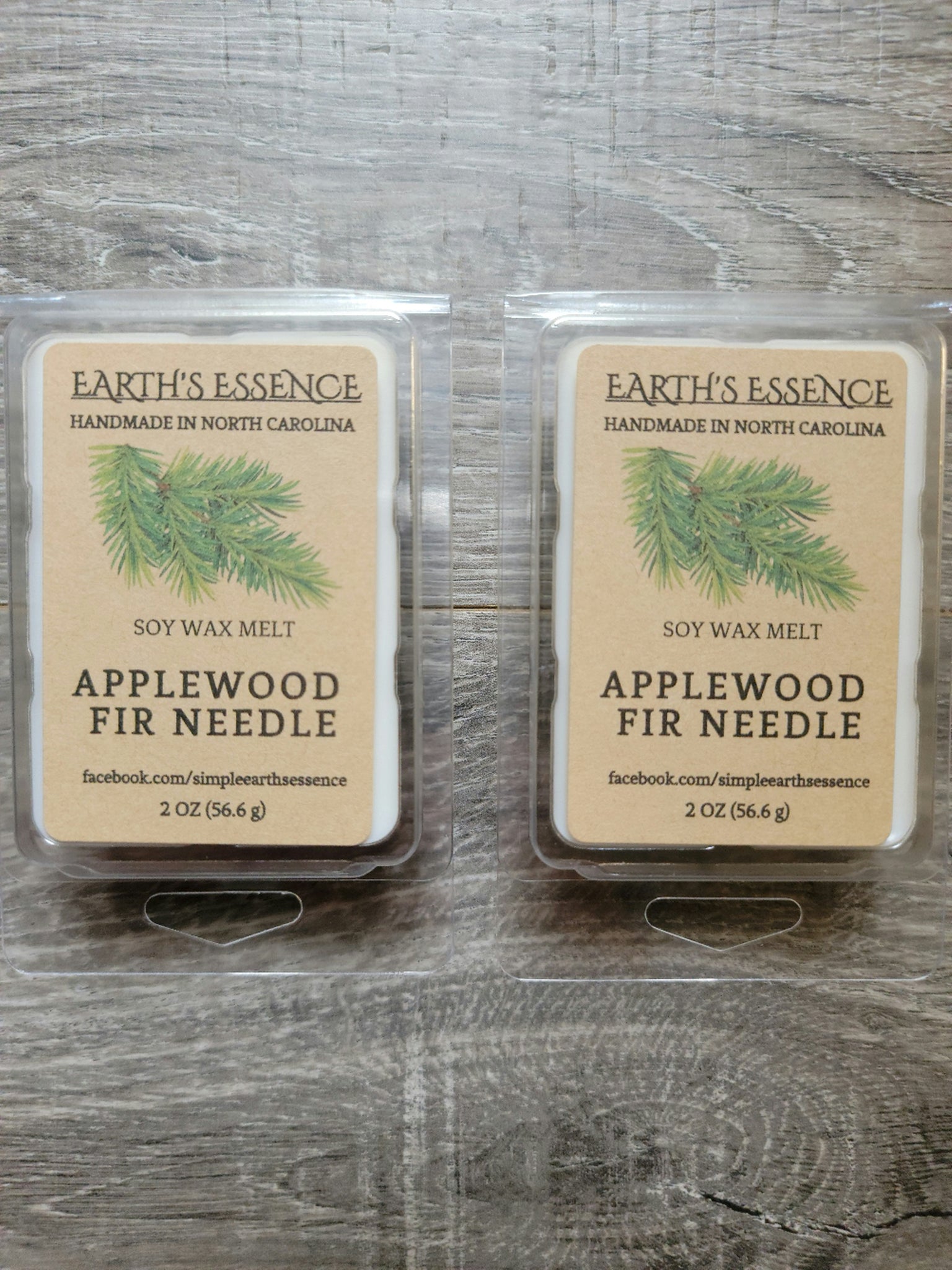 Applewood Fir Needle 2 oz Soy Wax Melt