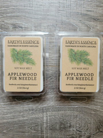 Applewood Fir Needle 2 oz Soy Wax Melt