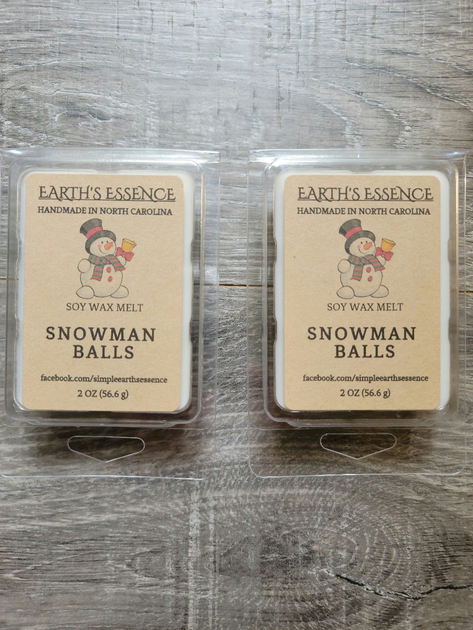 Snowman Balls 2 oz Soy Wax Melts