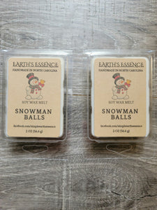 Snowman Balls 2 oz Soy Wax Melts