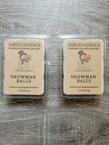 Snowman Balls 2 oz Soy Wax Melts