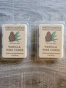 Vanilla Pine Cones 2 oz Soy Wax Melt