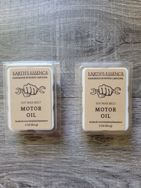 Motor Oil 2 oz Soy Wax Melt