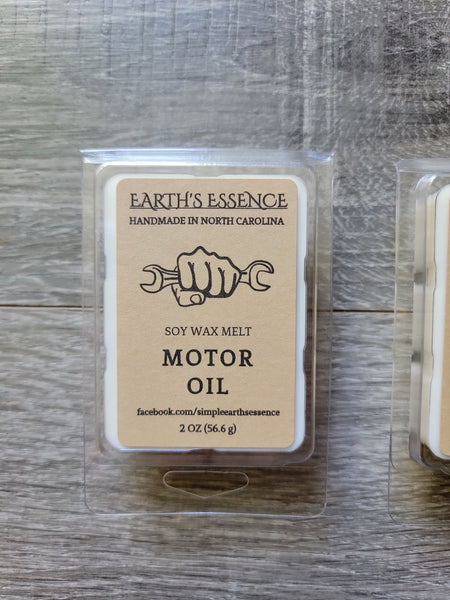 Motor Oil 2 oz Soy Wax Melt