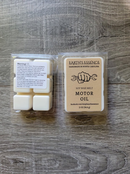 Motor Oil 2 oz Soy Wax Melt