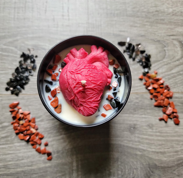 Bleeding Heart 8 oz Soy Candle