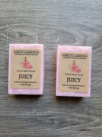 Juicy 4 oz Goats Milk Soap
