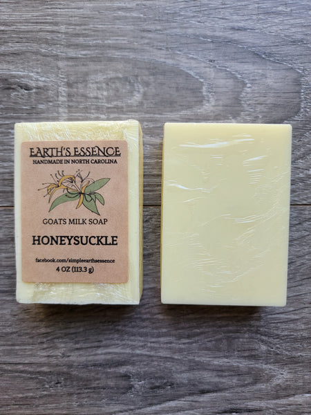 Honeysuckle 4 oz Goats Milk Soap