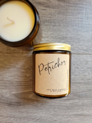 Petrichor 8 oz Soy Candle