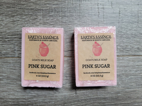 Pink Sugar 4 oz Goats Milk Soap