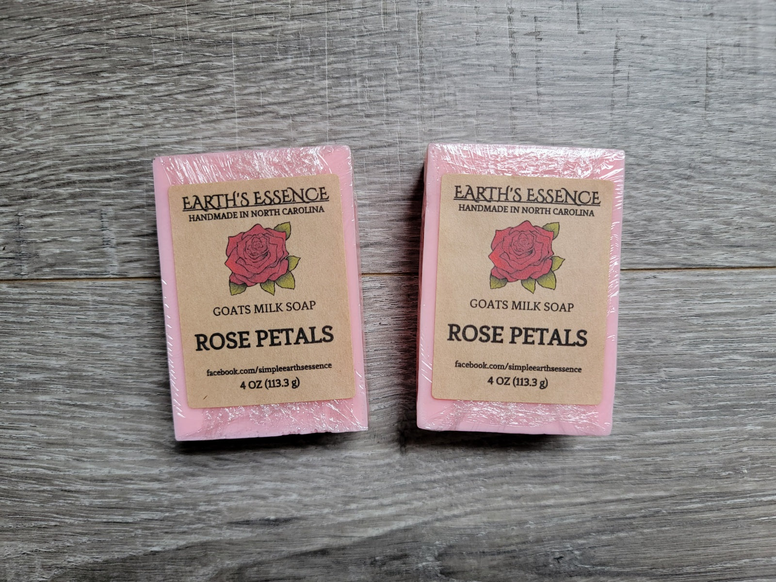 Rose Petals 4 oz Goats Milk Soap