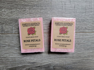 Rose Petals 4 oz Goats Milk Soap