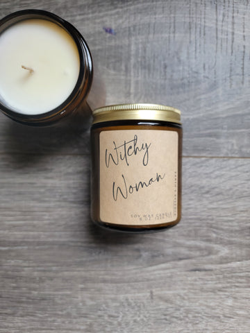 Witchy Woman 8 oz Soy Candle