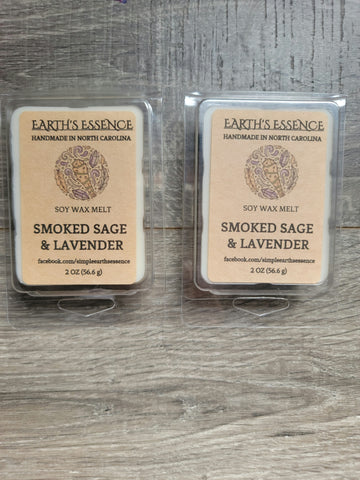 Smoked Sage & Lavender 2 oz Soy Wax Melt
