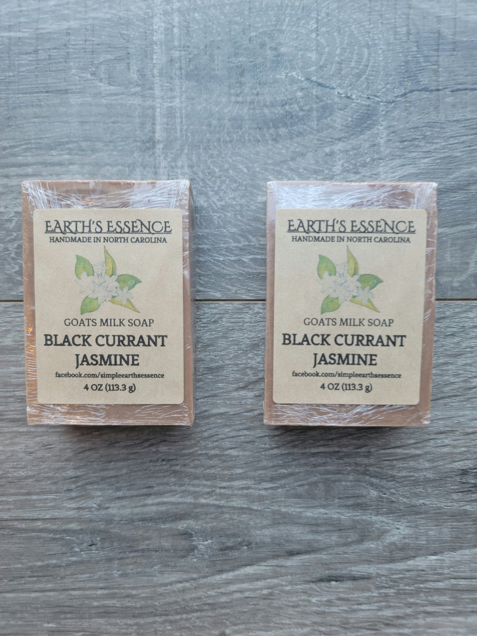 Black Currant Jasmine 4 oz Goats Milk Soap