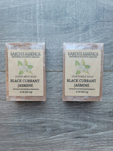Black Currant Jasmine 4 oz Goats Milk Soap