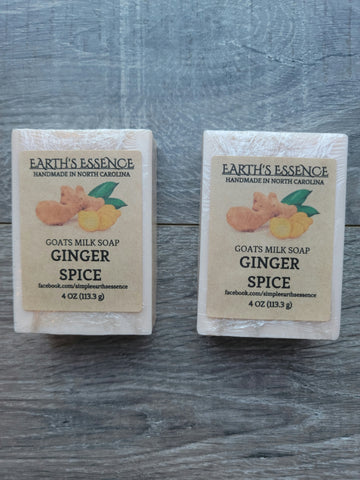 Ginger Spice 4 oz Goats Milk Soap