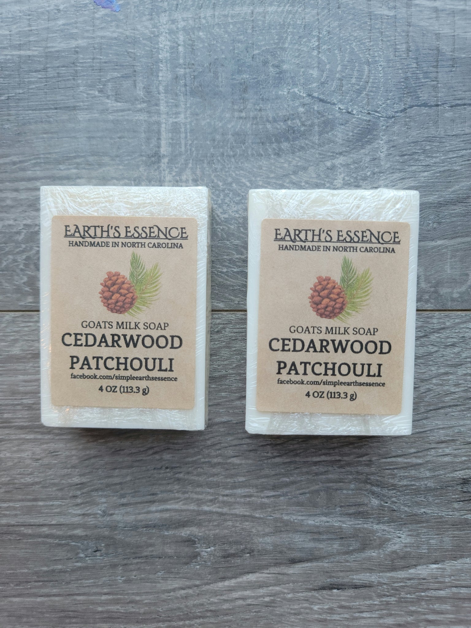 Cedarwood Patchouli 4 oz Goats Milk Soap