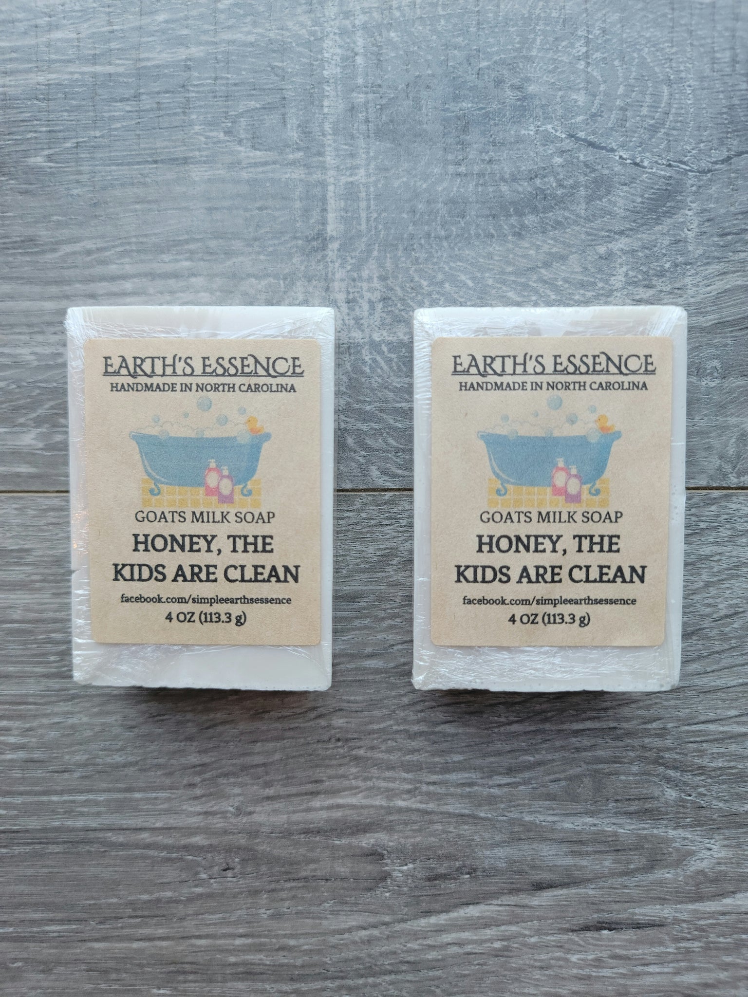 Honey The Kids Are Washed 4 oz Goats Milk Soap