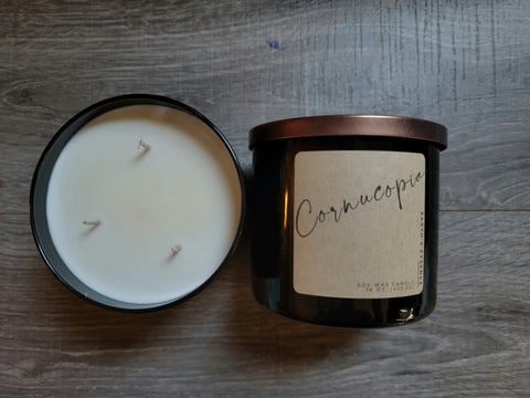 Cornucopia 16 oz 3-Wick Soy Candle