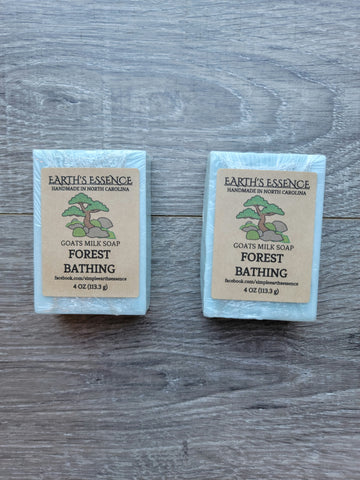 Forest Bathing 4 oz Goats Milk Soap