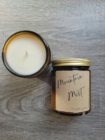 Mountain Mist 8 oz Soy Candle