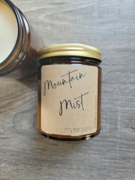 Mountain Mist 8 oz Soy Candle