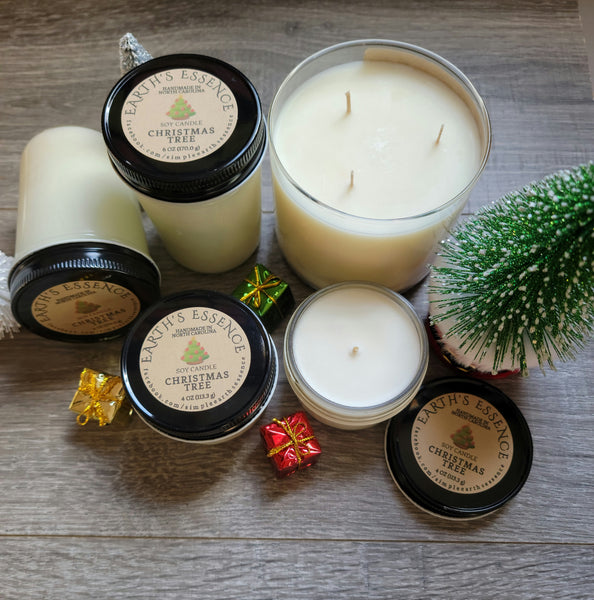 Christmas Tree Soy Candle, 3 Sizes