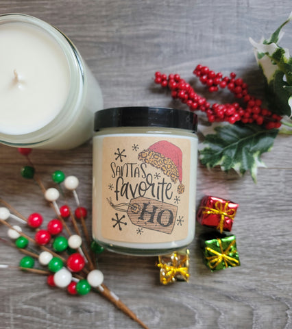 Santa's Favorite Ho 8 oz Soy Candle