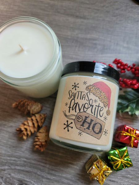 Santa's Favorite Ho 8 oz Soy Candle