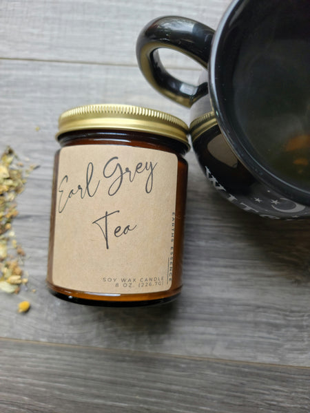 Earl Grey Tea 8 oz Soy Candle