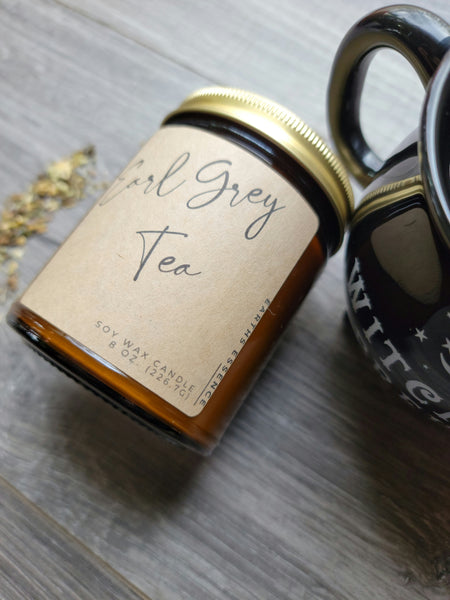 Earl Grey Tea 8 oz Soy Candle