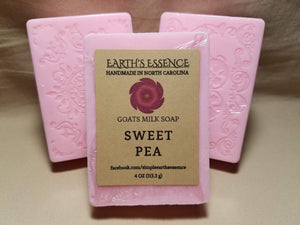 Sweet Pea 4 oz Goats Milk Soap